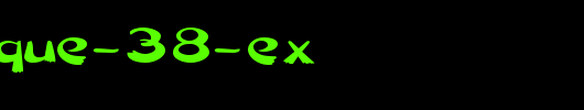 FZ-UNIQUE-38-EX.ttf