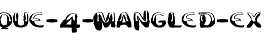 FZ-UNIQUE-4-MANGLED-EX.ttf