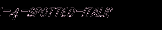 FZ-UNIQUE-4-SPOTTED-ITALIC.ttf