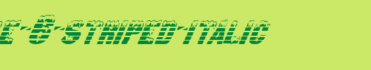 FZ-UNIQUE-6-STRIPED-ITALIC.ttf
