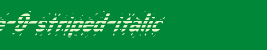 FZ-UNIQUE-9-STRIPED-ITALIC.ttf