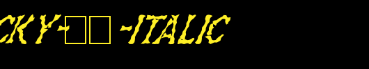 FZ-WACKY-28-ITALIC.ttf