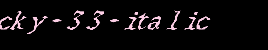 FZ-WACKY-33-ITALIC.ttf