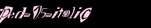 FZ-WARPED-15-ITALIC.ttf