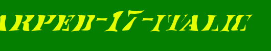 FZ-WARPED-17-ITALIC.ttf