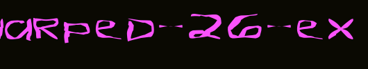 FZ-WARPED-26-EX.ttf