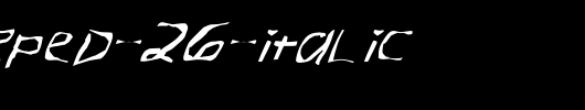 FZ-WARPED-26-ITALIC.ttf