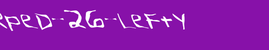 FZ-WARPED-26-LEFTY.ttf