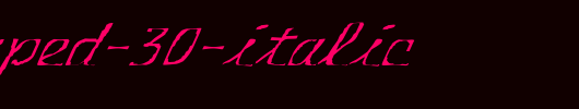 FZ-WARPED-30-ITALIC.ttf