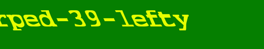 FZ-WARPED-39-LEFTY.ttf