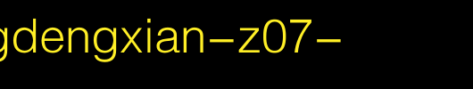 FZZhongDengXian-Z07-.ttf