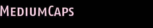 FagoCo-MediumCaps_英文字体