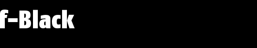 FagoCoLf-Black_英文字体