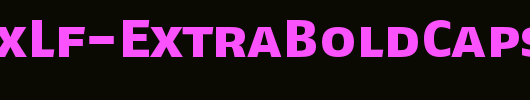 FagoExLf-ExtraBoldCaps_英文字体