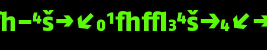 FagoNo-ExtraBoldExpert_英文字体