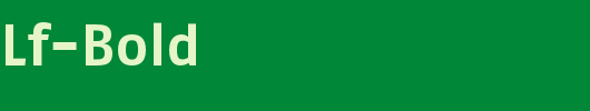 FagoNoLf-Bold_英文字体