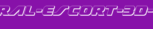 Federal-Escort-3D-Italic.ttf