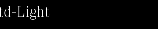 FeniceStd-Light_英文字体
