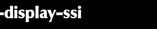 Ferrule-Display-SSi.ttf