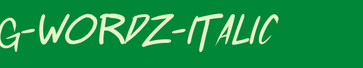 Fighting-wordz-Italic.otf