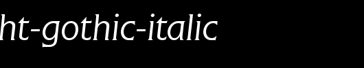 Flare-Light-Gothic-ITALIC.ttf