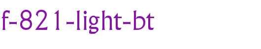 Flareserif-821-Light-BT.ttf