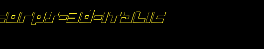 Flight-Corps-3D-Italic.ttf