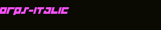 Flight-Corps-Italic.ttf