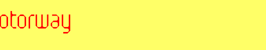 FlotsamMotorway_英文字体