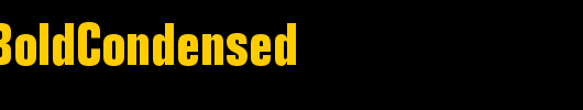 FolioStd-BoldCondensed_英文字体