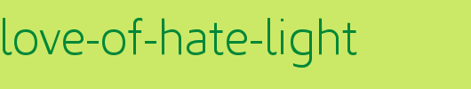 For-the-love-of-hate-light.ttf