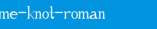 Forget-Me-Knot-Roman.otf