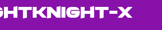 FoughtKnight-X.otf