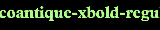 FranciscoAntique-Xbold-Regular.ttf