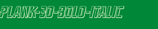 Frank-n-Plank-3D-Bold-Italic.ttf
