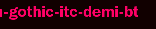 Franklin-Gothic-ITC-Demi-BT.ttf