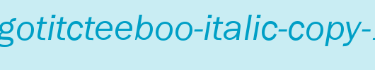 FranklinGotItcTEEBoo-Italic-copy-1-.ttf