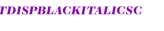 FreightDispBlackItalicSC.ttf