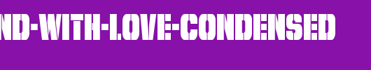 From-BOND-With-Love-Condensed.ttf
