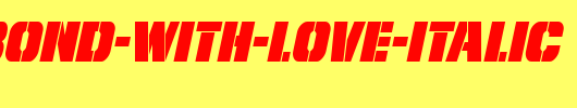 From-BOND-With-Love-Italic.ttf