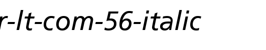 Frutiger-LT-Com-56-Italic.ttf
