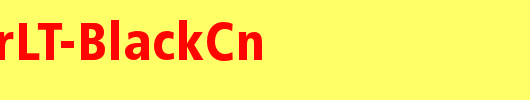 FrutigerLT-BlackCn_英文字体