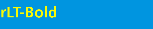FrutigerLT-Bold_英文字体