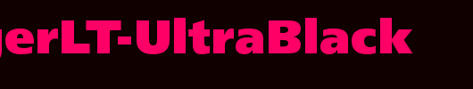 FrutigerLT-UltraBlack_英文字体