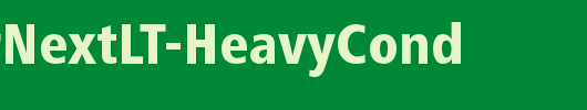 FrutigerNextLT-HeavyCond_英文字体