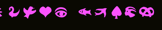 FrutigerSymbols-Positiv_英文字体