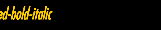 Fuji-Condensed-Bold-Italic.ttf
