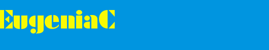 FuturaEugeniaC_英文字体