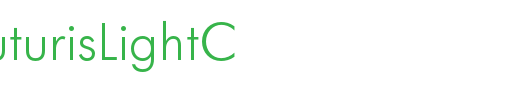 FuturaFuturisLightC_英文字体