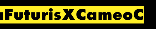 FuturaFuturisXCameoC_英文字体